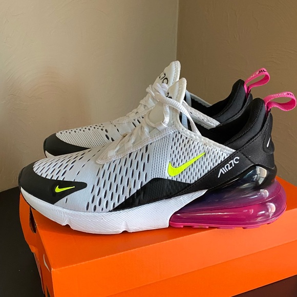 Nike Shoes Nike Air Max 27 Black White Hot Pink Sz 75 Poshmark